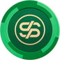SLOWPLAY Godel Clay Poker Chips, 14 Grams Heavyweight Clay Composite, 40mm Large Chips in Bulk, Pack of 50 in Green Without Denomination