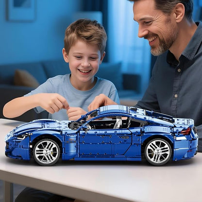 Reobrix Sports Car Building Blocks Set for Adults, 1:8 Vehicle Racing Car Toy Model Building Kit for Adult, 11010, Creative Gifts for Adults 14+ (5480PCS)