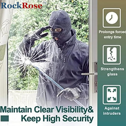 UV 99% VLT 35% Security and Safety 4 Mil Color Window Film Shatterproof Anti Shatter Tempered Glass Film for Home and Office Windows (VLT 35%, 60 in x 100 FT)