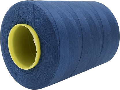 Mandala Crafts 4 Pack of Serger Threads Cones Spools - 20S/2 24000 Yards Polyester Denim Threads for Sergers Machine and Overlock Quilting Sewing Machine