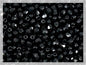 100pcs Faceted Fire Polished Pressed Czech Glass Beads 3mm (0.12in), Jet Black 23980