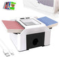 Smart Automatic Card Shuffler 1-2 Deck, Rechargeable Built-in 2000mAh Battery, Adehoei Electric Shuffling Machine for Poker, UNO, Blackjack, Skip-Bo, Phase 10, Texas Hold'em (White)