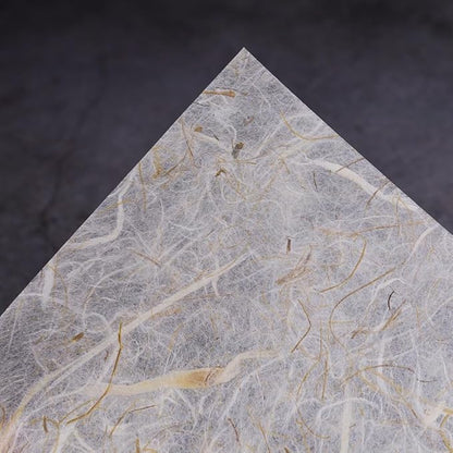 Natural Banana bark,leavse etc., 6 x 6 Inches Square Origami Paper Arts Folding Craft, Decoration Paper, Painting Square Folding Paper for DIY Crafts, 50 Sheets (Mixed Leaves,Banana Bark, etc, 6"x6")