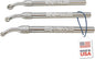 Excel Blades Pounce Wheel Set – Stainless Steel Fabric Tracing, Perforating, Cutting, Sewing, Quilting & Embossing Tool – Set of 3 Assorted Sizes – Made in USA