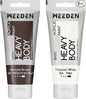 MEEDEN Acrylic Paint Vandyke Brown: 100ml/3.38oz Heavy Body Acrylic Paint Tube Bundled with Additional Titanium White Color for Art Craft Painting