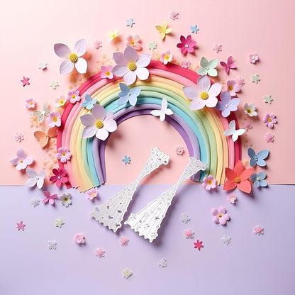 Heart Bubble Spotty Line Cutting Dies for Card Making DIY Scrapbooking Photo Album Decorative Embossing Paper TemplatedCraft Template for Paper Card Making Album Arts Supplies