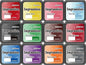 CraftyManor Mini Smudge Ink Pads for Stamps, Water Based Halo Dye Stamp Pad for Scrapbooking, DIY Craft Scrapbook Supplies for Adults (12 Colors)