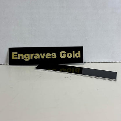 Blank Metal Plates for Laser Engraving - 4 Pack | Aluminum Sheets 0.020" Thick | CO2, Diode, Fiber Laser Compatible | Multiple Sizes & Colors (Black (engraves gold), 12x24 inch)