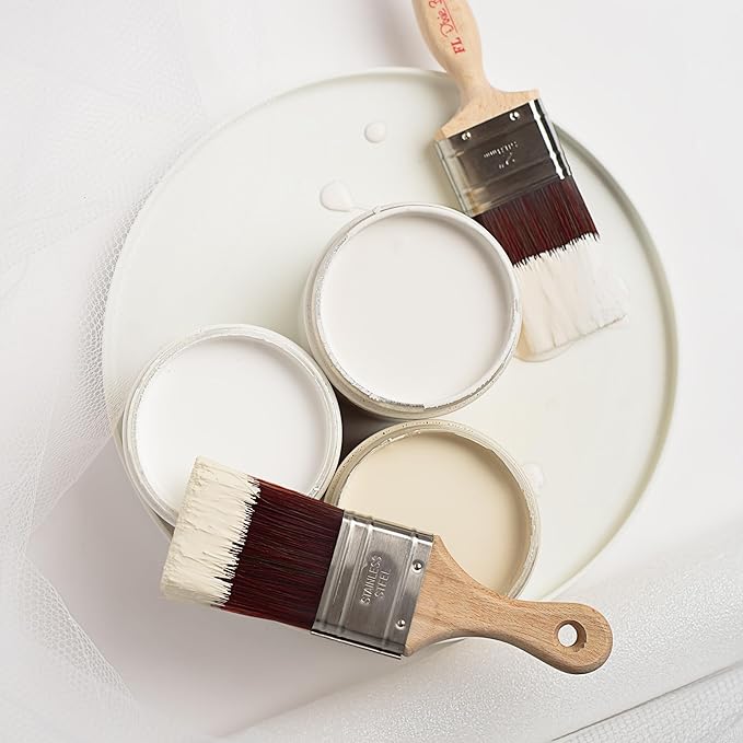 Dixie Belle Paint Company Chalk Finish Furniture Paint - Cotton (32oz) - Matte Pure White Chic Chalk Mineral DIY Furniture Paint