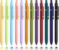 12 Pcs Color Pens for Journaling 0.5mm Fine Point Colored Gel Ink Pen, Smooth Writing Colorful Pens for Note Taking, Gift Set for Women & Men (12 Pcs Vintage & Vibrant Gold)