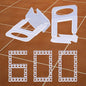 600 PCS Tile Leveling System Clips 1/16''(1.5mm) 600-Piece Tiles Leveler Spacers Tool for Professional Ceramic Tile and Stone Installation
