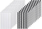 VIPbuy 2244 Count Photo Mounting Corner Stickers Self Adhesive for Scrapbooking Photo Album Diary DIY Craft, 22 Sheets (Black & Clear)