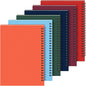 Yahenda Spiral Notebook Bulk A5 College Ruled Journals Notebooks Lined 8.3 x 5.5 Inch Note Books Writing Thick Paper Notebook for Christmas Office Business School Gifts Supplies(Trendy Colors, 6 Pcs)
