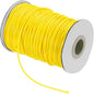 MECCANIXITY Waxed Cord 1.5mm Waxed Thread 87 Yard Wax String Leather Cord for Bracelet Making, Necklaces, Beading, Jewelry Making and DIY Crafts(Golden Yellow)