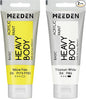 MEEDEN Acrylic Paint Yellow Pale: Bundled with Titanium White Color - 100ml/3.38oz x2 Bulk Heavy Body Acrylic Paint Tubes for Art Craft Painting