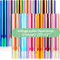 GIRAFVINYL Holographic Vinyl - 13 Sheets 12" x 12" Holographic Permanent Vinyl Iridescent Vinyl Sheets for Home and Car Decorations, Cup, Sign, Windows