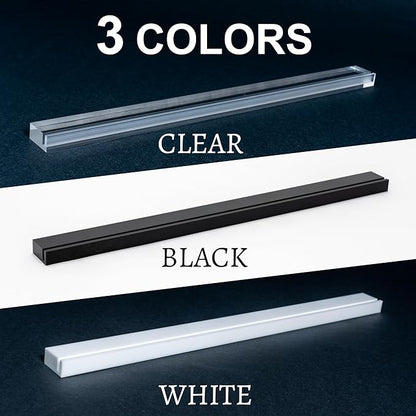 Playing Card Holders 13.4 Inches Black Acrylic Solid Card Holder for Playing Card Games (4 pcs., Black)