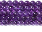 45pcs 8mm AAA Natural Amethyst Beads Crystal Energy Healing Power Stone Beadsfor Jewelry Making DIY Bracelet Necklace Accessories 15"