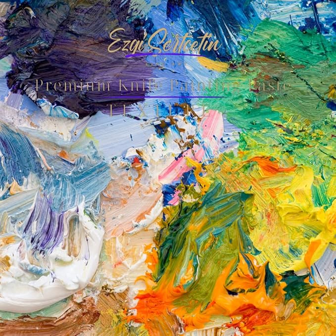 Premium Palette Knife Painting Paste|Texture Paste|Authentic Bright Colors|Ready to Use|Easy to Apply| 6oz (Silicon Bronze)