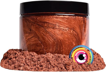 Eye Candy Pigments Premium Copper Mica Powder - Motoka Copper (50gr) - for Epoxy, Resin, Soap, Paint, Woodworking, Acrylic Pouring, Bath Bombs, Fishing Lures - DIY Arts and Crafts Additive