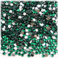 The Crafts Outlet 1,440pc Rhinestones Round 3mm (10ss) Flatback Emerald Green EGR