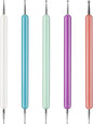 5 Pcs Pattern Tracing Stylus, Ball Embossing Stylus for Transfer Paper, Tracing Tools for Drawing, Embossing Tools for Paper, Art Dotting Tools for Nail Art, Ball Tip Clay Tools Sculpting Stylus