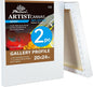 PHOENIX 20x24 Inch 2 Pack Gallery Canvas - 1.5 in Thick Large Canvases for Painting - Deep Edge 100% Cotton 11 Oz. Gesso Primed White Blank Professional Canvas Oil & Acrylic Paints