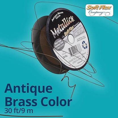 Soft Flex 49 Strand Beading Wire - Medium 0.19 Diameter - 30 Feet Nylon Design Wire