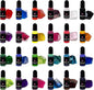 Rolio Pigments Resin Liquid Pigment Translucent Colors - 24 Vibrant Colors for Epoxy Resin, Jewelry Making, Acrylic Paint, Art, DIY Crafts Production, Garment Accessories - 0.33 oz/10 ml Each