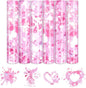 Tintnut Pink White Splash Heat Transfer Vinyl - 6 Sheets 10"x12"Watercolor HTV Patterned HTV Iron On Vinyl for T-Shirts Hats Clothes,for Cricut & Silhouette Cameo