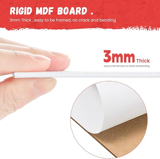 Simetufy 36 Pack 5 x 7 Inch Canvas Boards Small Painting Canvas for Kids, Blank Canvas Panels Gesso Primed Acid-Free 100% Cotton for Acrylics Oil Watercolor Tempera Paints