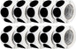 Perco Black 3-Inch Perforated Circle Dot Sticker Labels — 10 Rolls, 5,000 Round Stickers — with Permanent Adhesive for Moving Boxes, Sale Signage, Displays, Status Messaging—Made in USA