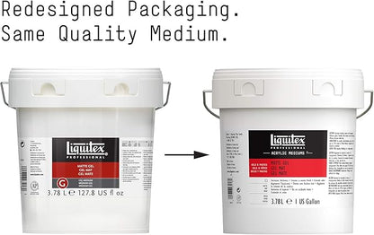 Liquitex Professional Matte Gel Medium, 3.78L (128-oz)