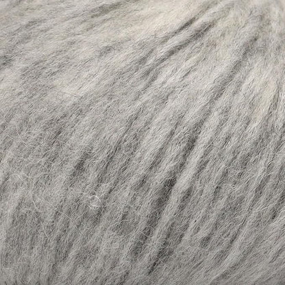 Pullu - Baby Alpaca Merino Wool Yarn Set of 3 Skeins (150 Grams) Worsted Weight - Sourced Directly from Peru - Heavenly Soft and Perfect for Knitting and Crocheting (Heather Silver Gray)