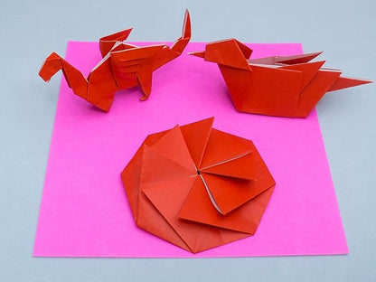 [Taro's Origami Studio] Standard 6 Inch One Sided 23 Colors 200 Sheets Square Easy Fold Premium Japanese Paper for Beginner (Gold and Silver Included)