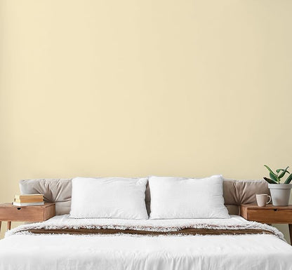 EVOLVE Paint & Primer: Environment-friendly, Low Sheen with One-coat Coverage for Interior & Exterior surfaces (Vanilla White, 5-Gallon)