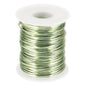 uxcell 16 Gauge / 1.5mm Anodized Aluminum Wire for Jewelry Craft Making, 102 Feet Bendable Flexible Wire for DIY Home Decor Gardening Sculpture, Grass Green