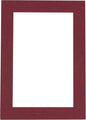 8x10 Mat Bevel Cut for 5x8 Photos - Acid Free Maroon Red Precut Matboard - For Pictures, Photos, Framing - 4-ply Thickness