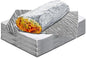 Insulation Sandwich Wrapping Paper Aluminum Foil Sheets - [100 Pack] - (14" x 10.3") - Aluminum Foil Sandwich Wrap Sheets For Sandwich Wraps, Burritos and BBQ