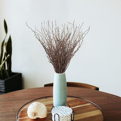 Uieke 50PCS Birch Twigs – 17 Inch Natural Dried Plants Decorative Birch Branches for DIY Crafts, Birch Sticks for Vases Wedding Arrangements Home Wreath Decor