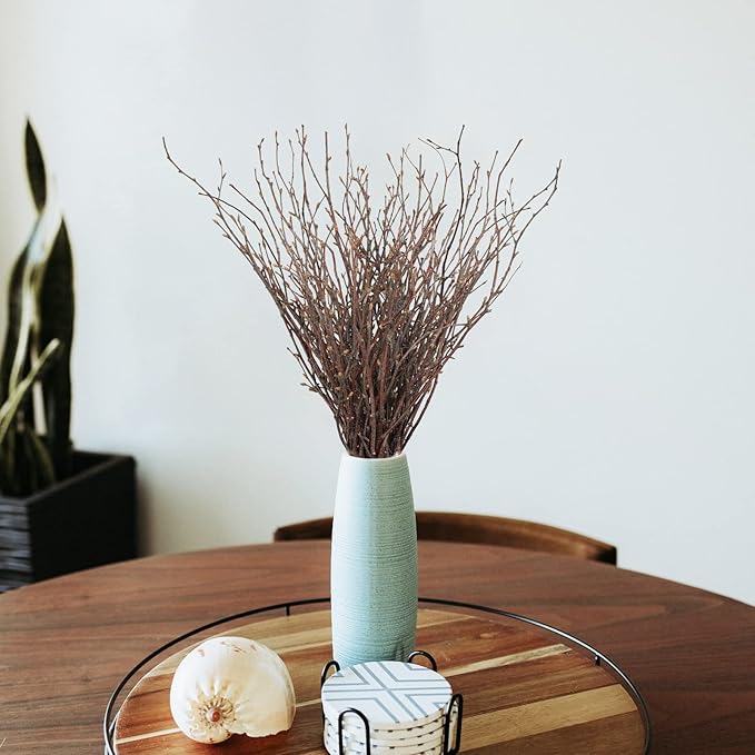 Uieke 200PCS Birch Twigs – 17 Inch Natural Dried Plants Decorative Birch Branches for DIY Crafts, Birch Sticks for Vases Wedding Arrangements Home Wreath Decor