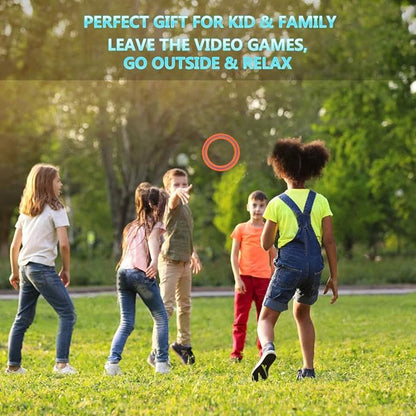 Flying Disc for Kids Adults 11 inch Flying Ring, 3 Pack Beach Backyard Sports Play Soft Discs，Best Sport Outdoor Tossing Toy Gift for 4+ Year Old Boys Girls Family 3PCS (Yellow，Orange & Turquoise)