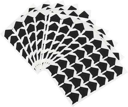 PATIKIL Photo Corners, 10 Sheets/240 Pcs Self Adhesive DIY Picture Mounting Sticker for Journal Album Diary Scrapbook, Black