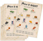 40th Birthday Party Games, Price is Right Games, Birthday Party Supplies for Adults, Fun 1985s Party Game，Pack of 30 Cards
