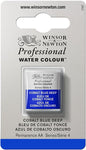 Winsor & Newton Professional Water Colour Paint, Half Pan, Cobalt Blue Deep