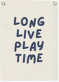Play Room Wall Decor,Long Live Boyhood Linen Canvas Banner,Playroom Decor Wall Hanging Banner Flag Decor for Toddler Boy Kids Room Nursery Playroom Bedroom 18x25 Inch