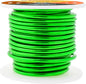 Mandala Crafts 8 Gauge Anodized Aluminum Craft Wire for Jewelry Making - 32 FT Colored Flexible Kelly Green Wire - Bendable for Bonsai Armature Crafting Sculpting