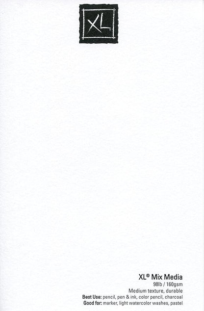Canson XL Series Mixed Media Pad, Side Wire, 11x14 inches, 60 Sheets – Heavyweight Art Paper for Watercolor, Gouache, Marker, Painting, Drawing, Sketching