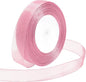 Ribbon for Gift Wrapping 3/4 inch Rose Gold Sheer Organza Ribbon for Flower Bouquet Tulle Thin Chiffon Ribbons for Wedding Invitations Christmas Halloween Presents Decorations Crafts 50 Yards