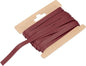 MECCANIXITY Double Fold Bias Tape for Sewing 1/3 Inch x 6 Yards Satin Pre-fold Continuous Binding Tape for Seaming Quilting Hemming Binding DIY Crafts, Wine Red
